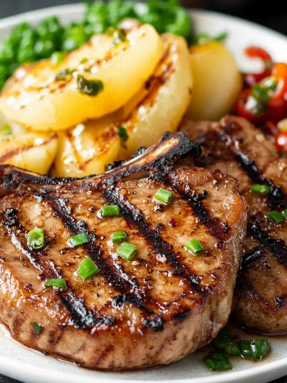 Tropical Hawaiian Grilled Pork Chops Your BBQ Will Love 4 Hawaiian Grilled Pork Chops