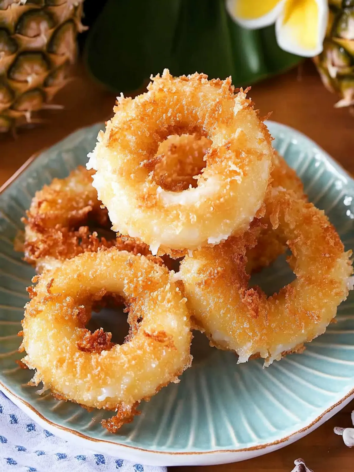 Fried Piña Colada Rings: Your New Tropical Dessert Obsession 5 Fried Piña Colada Rings