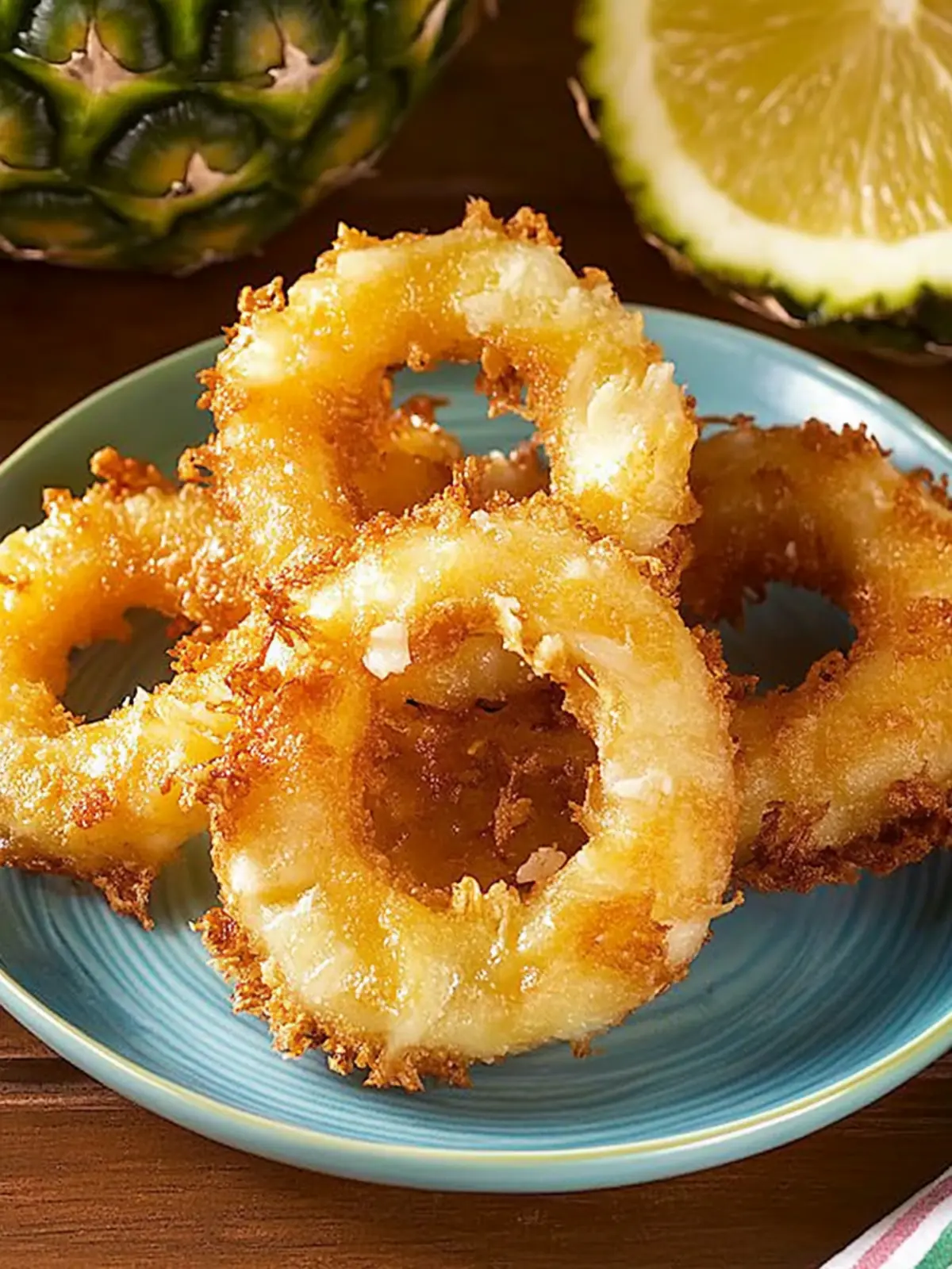 Fried Piña Colada Rings: Your New Tropical Dessert Obsession 2 Fried Piña Colada Rings