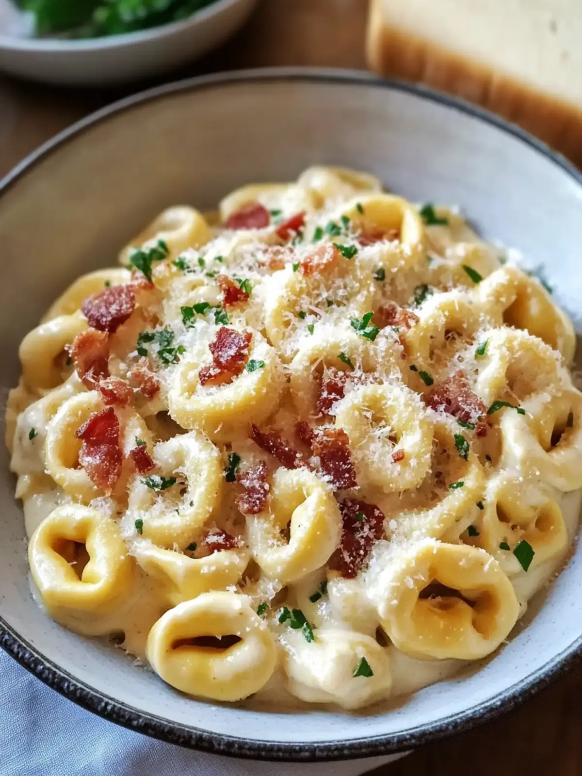 Creamy Tortellini Carbonara: A Comforting Weekend Delight 5 Creamy Tortellini Carbonara