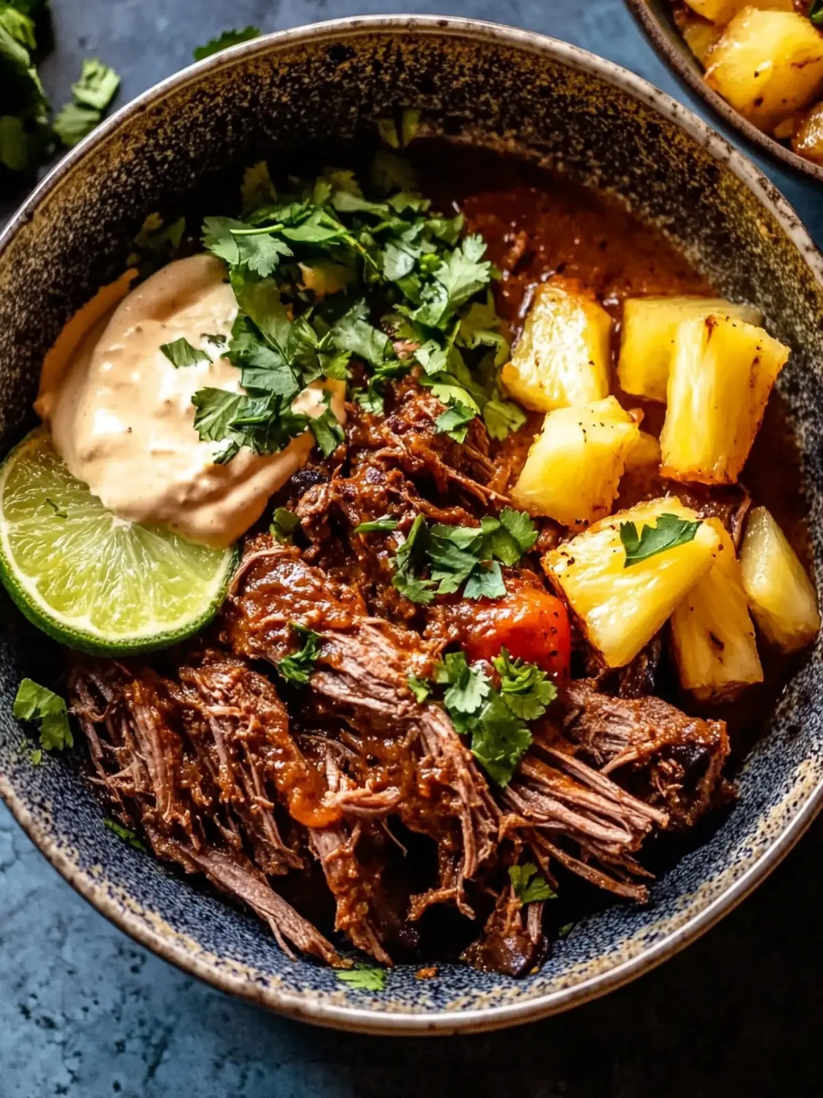 Crockpot Chipotle Pineapple Pot Roast Bowl for Effortless Flavor 3 Crockpot Chipotle Pineapple Pot Roast Bowl