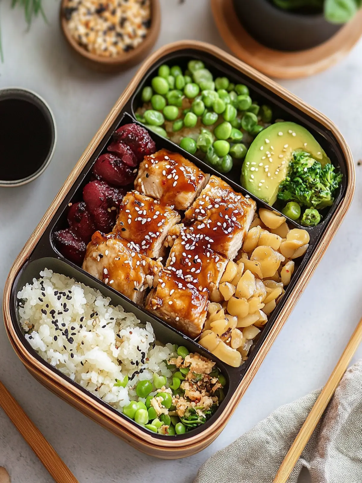Savory Chicken Teriyaki Bento Box for DIY Lunch Bliss 5 Chicken Teriyaki Bento Box