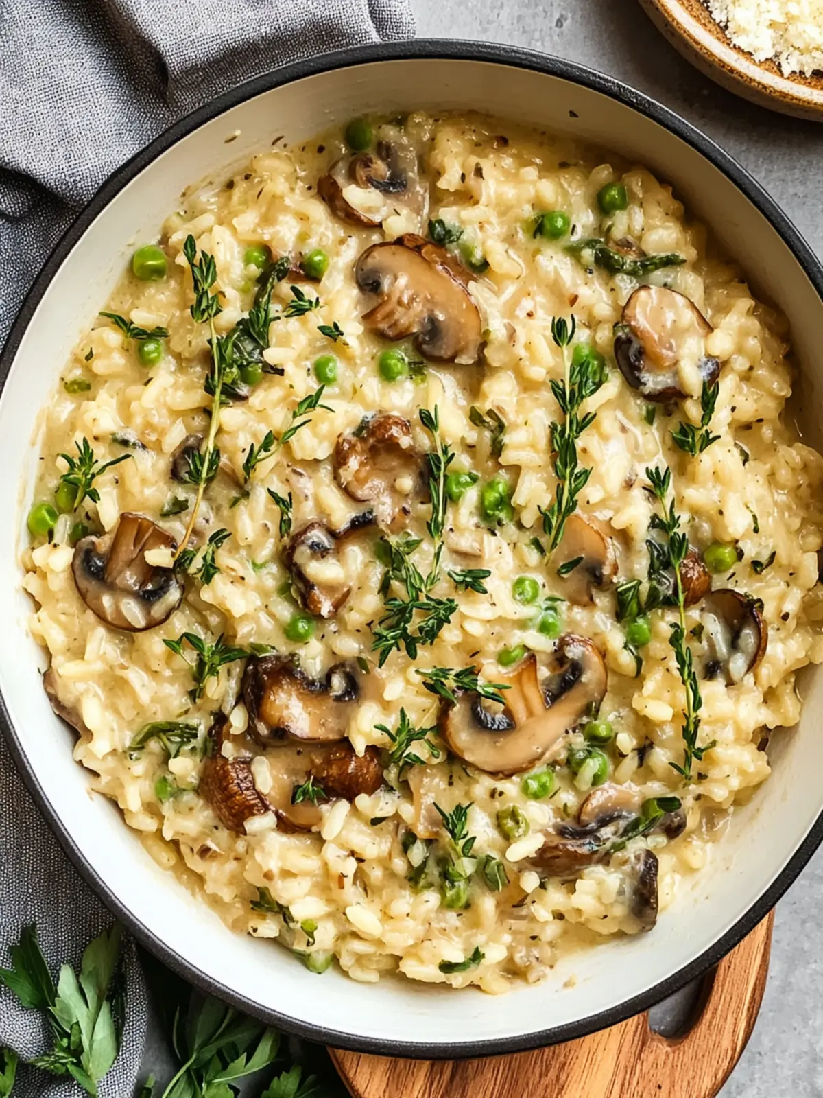 Creamy Vegan Mushroom and Herb Risotto You’ll Crave Daily 2 Creamy Vegan Mushroom And Herb Risotto
