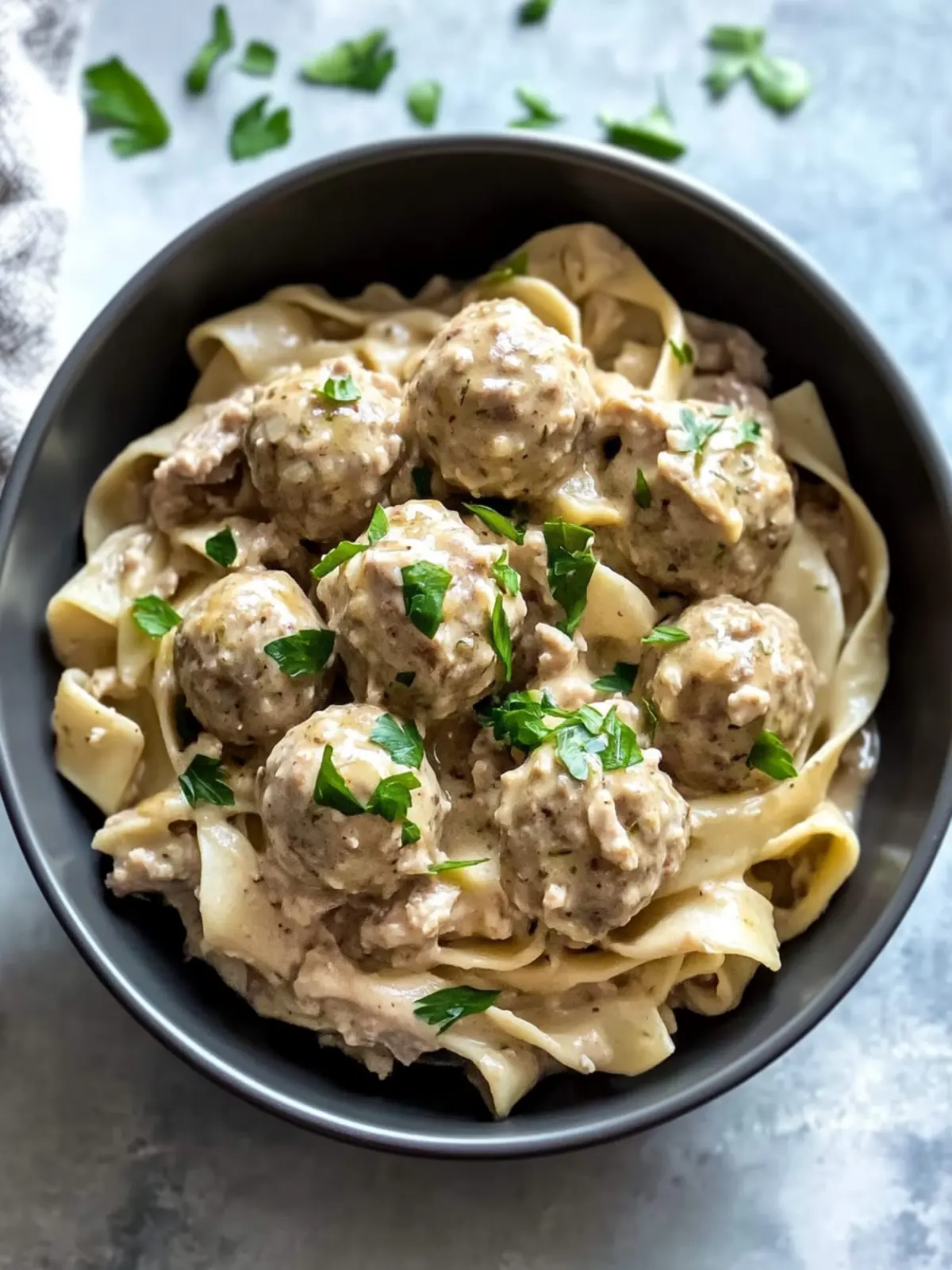 Savory One Pot Turkey Meatball Stroganoff for Cozy Nights 4 One Pot Turkey Meatball Stroganoff