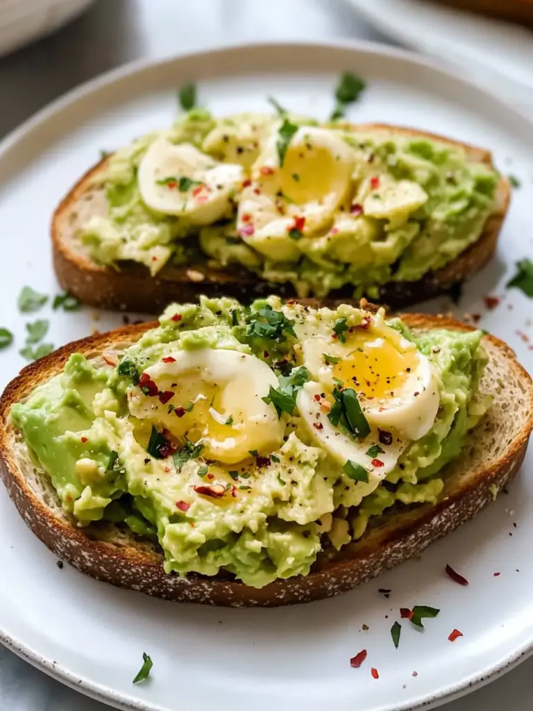 Smashed Butter Bean Avocado Toast