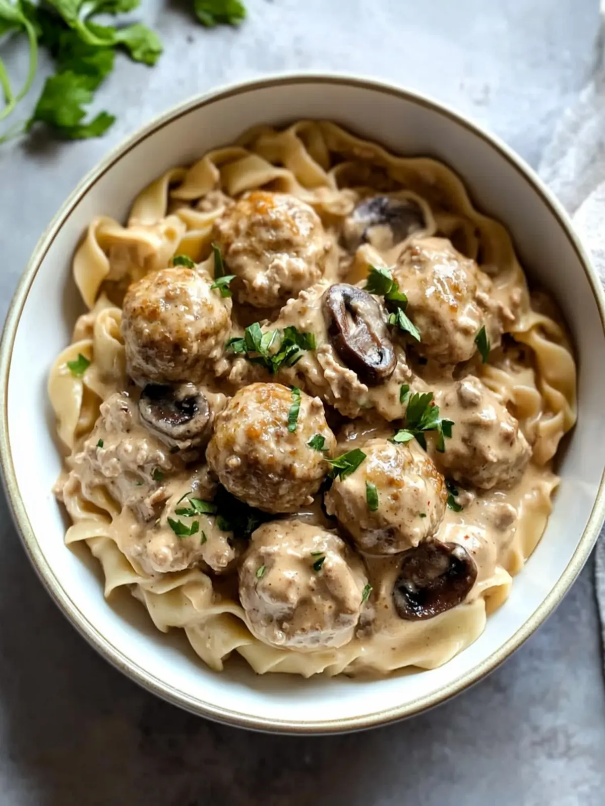 Savory One Pot Turkey Meatball Stroganoff for Cozy Nights 2 One Pot Turkey Meatball Stroganoff
