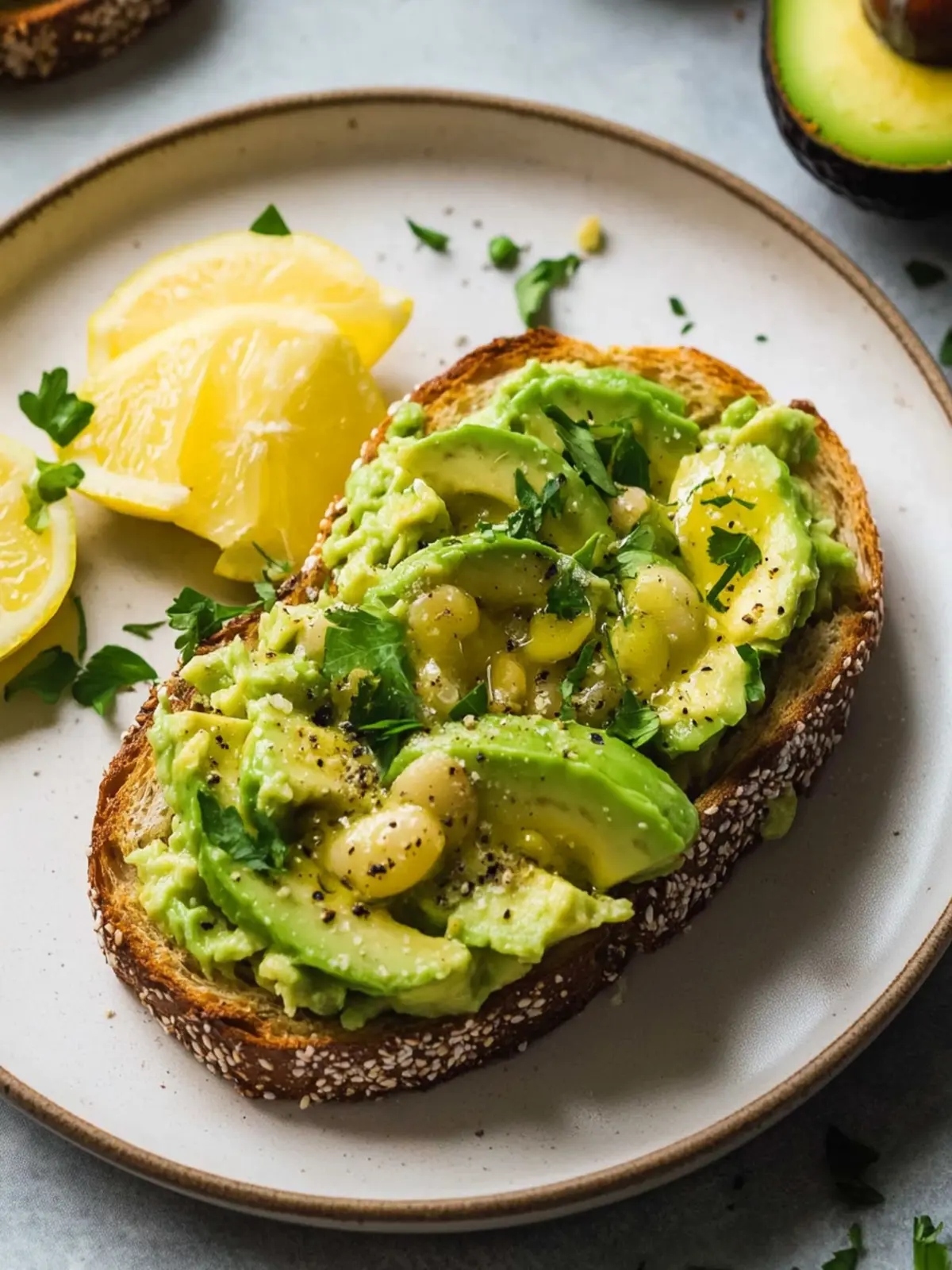 Smashed Butter Bean Avocado Toast: The Ultimate Comfort Food 3 Smashed Butter Bean Avocado Toast
